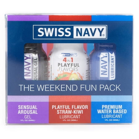 Swiss Navy Weekend Fun Pack of 3 - 1 oz