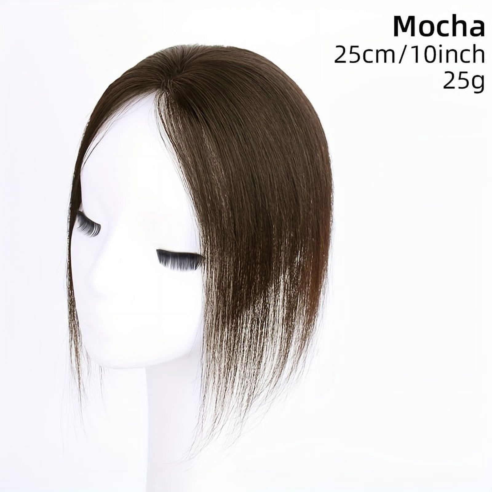 Swiss Net Hair Wig Piece Female Topper Natural Fluffy Wig Hair Light