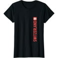 thumbnail image 1 of Swiss Shirt Gift Switzerland Flag Pride Roots Women Men T-Shirt, 1 of 3