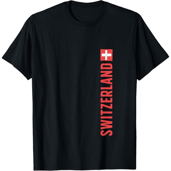 Swiss Shirt Gift Switzerland Flag Pride Roots Women Men T-Shirt