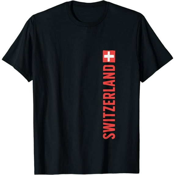 Swiss Shirt Gift Switzerland Flag Pride Roots Women Men T-Shirt