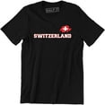 thumbnail image 1 of Swiss Switzerland Country National Map Flag Men's Tee Shirt, 1 of 4