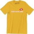 thumbnail image 1 of Swiss Switzerland Country National Map Flag Men's Tee Shirt, 1 of 4