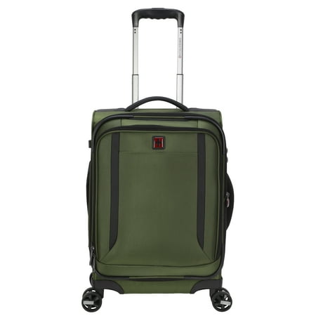 Swiss Tech 20" Softside Carry-on Luggage, Green