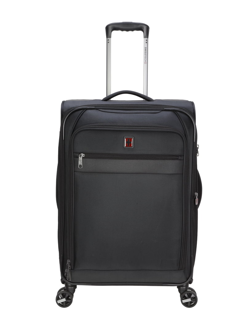 Swiss Tech 28in Softside Checked Luggage with 8-Wheel Spinner