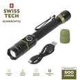 Swiss Tech 500 Lumen LED Penlight with UV Detection and Silicone Bite ...