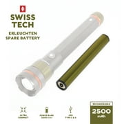 Swiss Tech 5200mAh Rechargeable Battery Core for Erleuchten 3000LM LED Flashlight