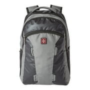 Swiss Tech Adult Unisex Reflective Black Backpack with Adjustable Straps