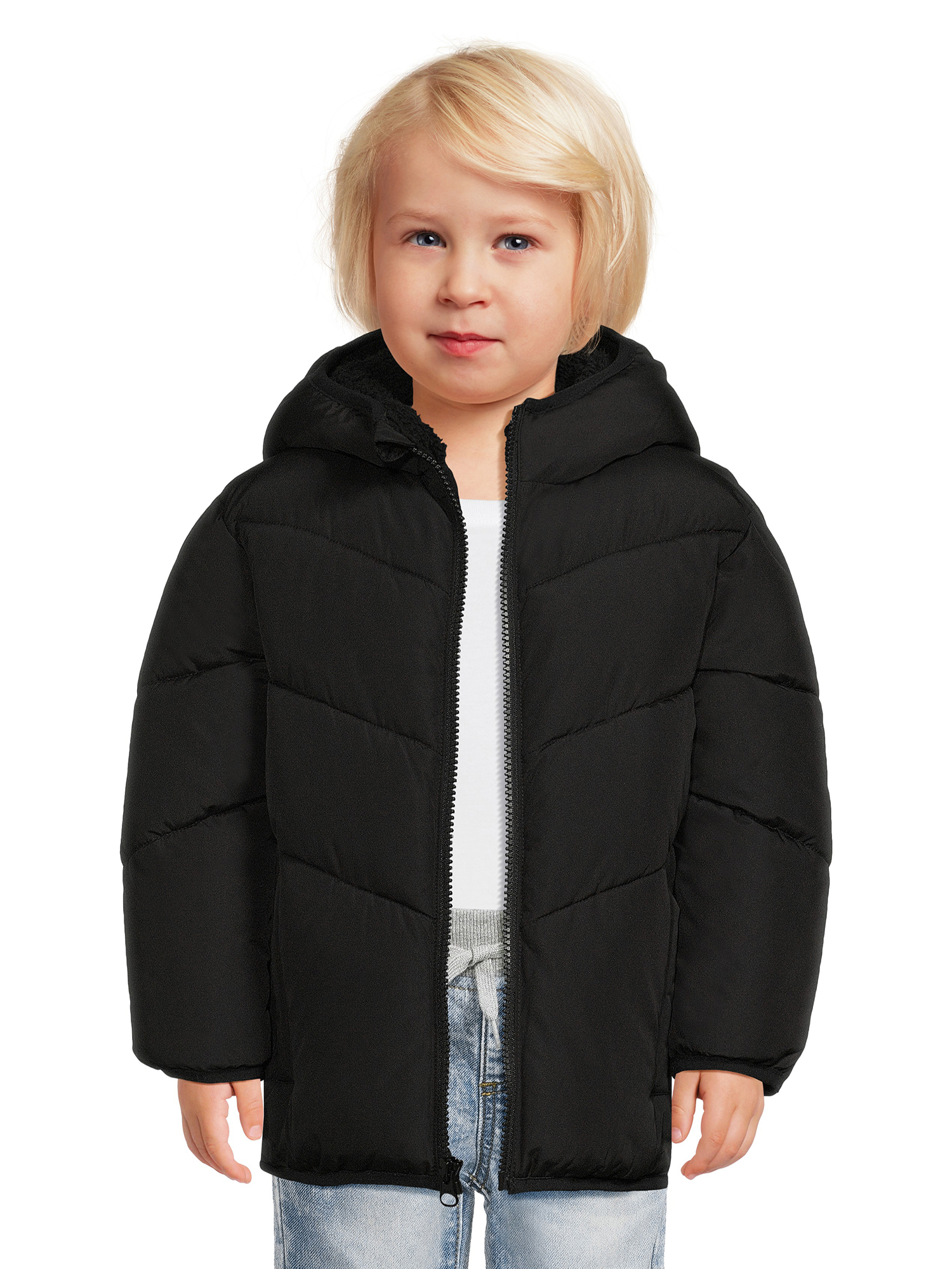 Swiss Tech Baby and Toddler Boy Heavyweight Puffer Jacket, Sizes 12M-5T - image 1 of 5
