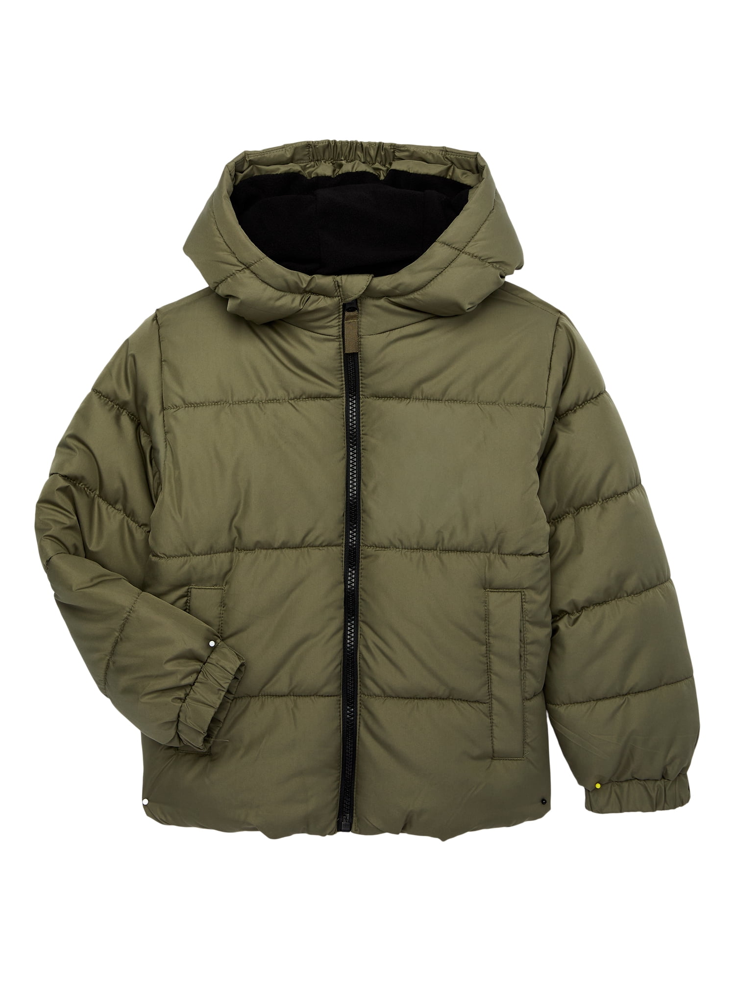 Swiss Tech Boys Hooded Puffer Jacket, Sizes 4-18 & Husky