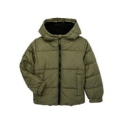 Swiss Tech Boys Hooded Puffer Jacket, Sizes 4-18 & Husky