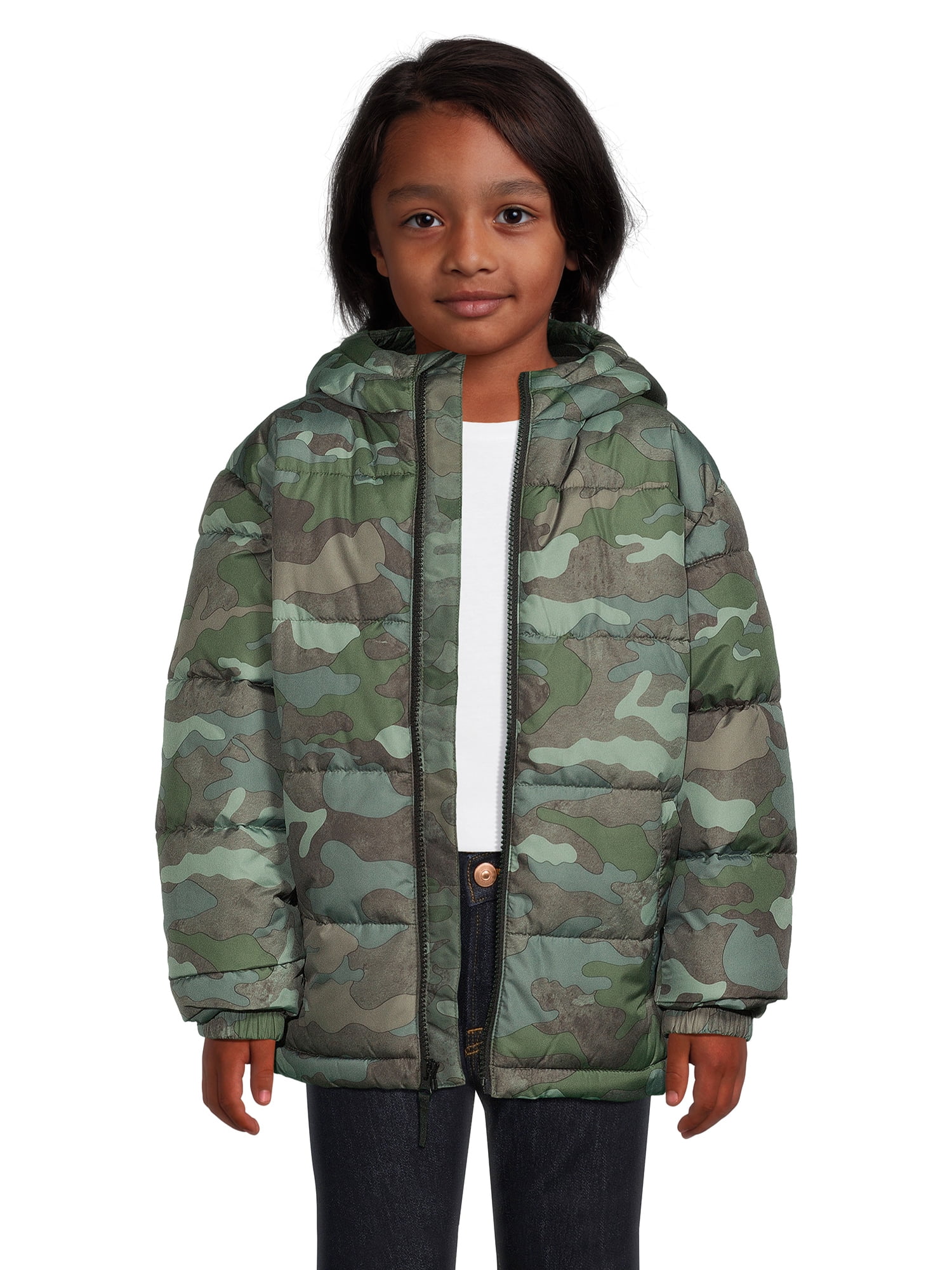 Swiss Tech Boys Puffer Jacket, Sizes 4-18 Husky - Walmart.com