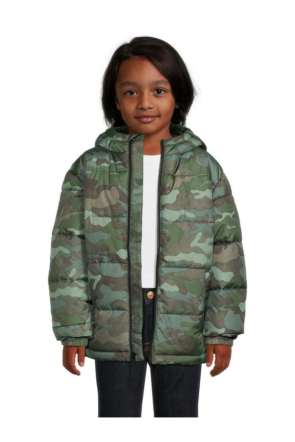 Boys Puffer Jacket, Sizes 4-18 Husky