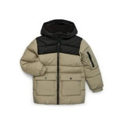 Swiss Tech Boys’ Puffer Parka with Hood, Sizes 4-18