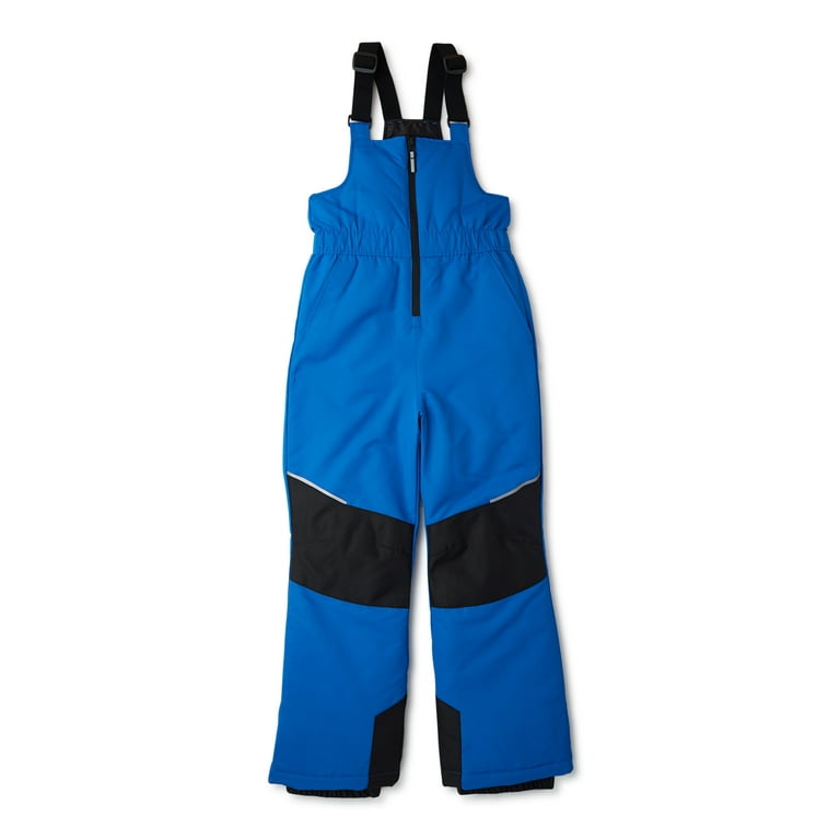 Swiss Tech Boys Water Repellent Snow Bibs, Sizes 4-18