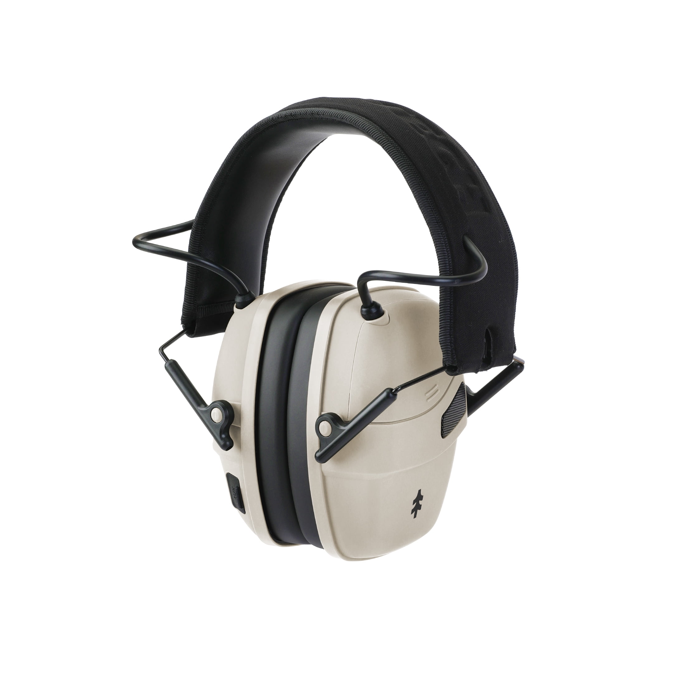 Swiss Tech Electronic Hearing Protection Earmuffs, Low Profile Noise Reduction, Tonen SE Grey