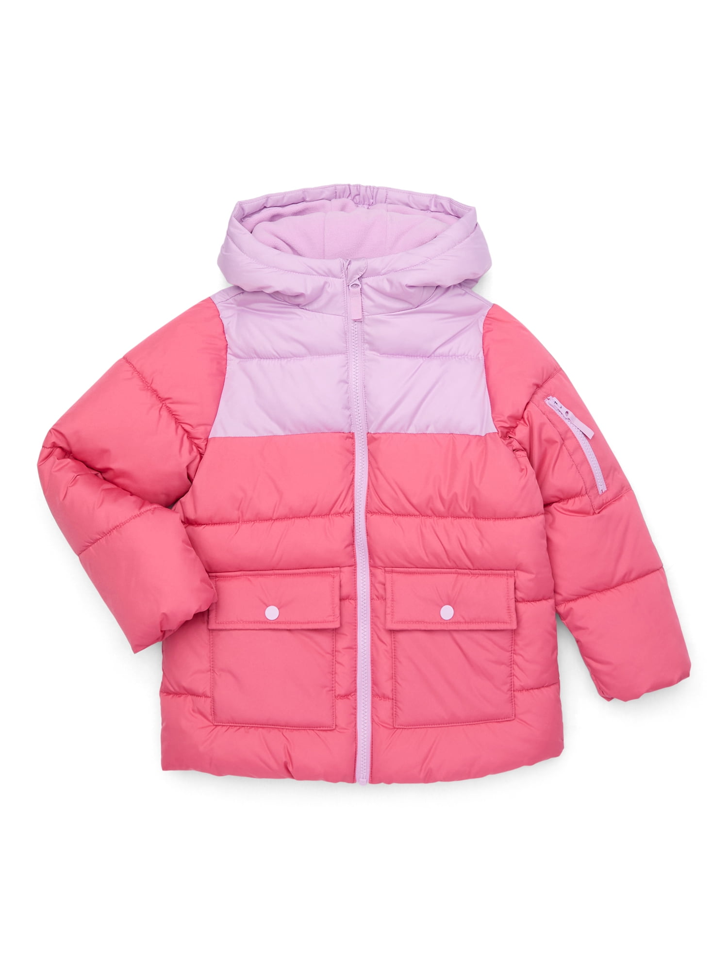 【PORTERNA】Heart Glossy Padding Jacket Pack-away Padded Jacket-Poppy Red Geo Heart | Boden USA