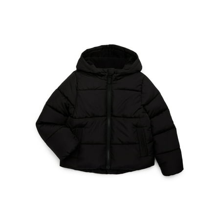 Swiss Tech Girls Heavy Weight Puffer Jacket 4-18