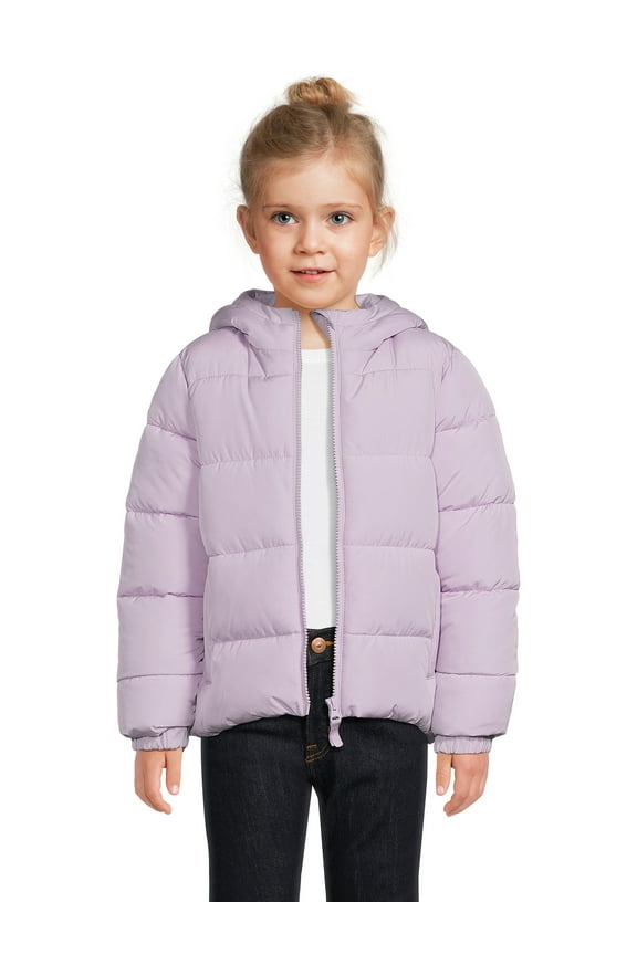 Girls Heavyweight Puffer Coat, Sizes 4-18 & Plus