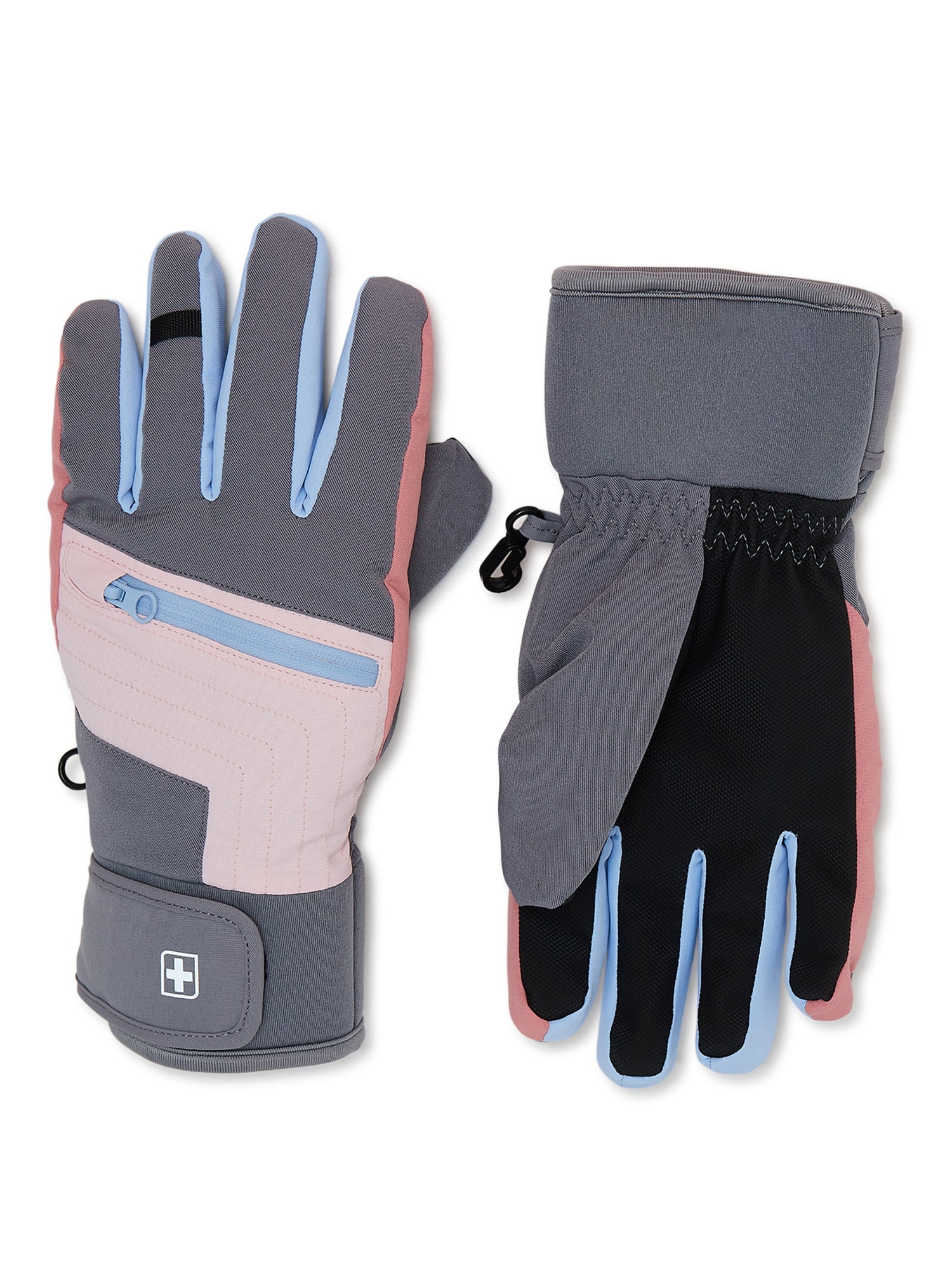 Swiss Tech Girls Hybrid Ski Gloves, Sizes SXL