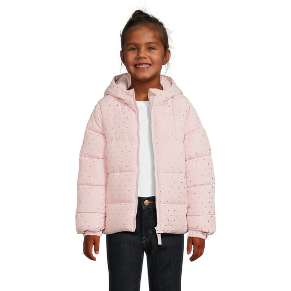 Swiss Tech Girls heavy weight puffer coat, sizes 4-18 Plus