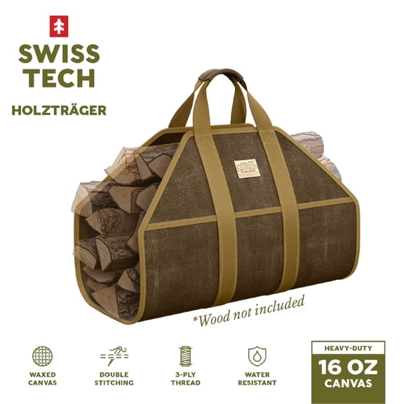 Swiss Tech Holztrager Heavy-Duty Timber Carrier - 90 lb Load Capacity, Ergonomic Grip