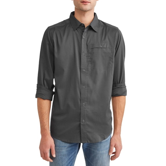 Swiss Tech Long Sleeve Outdoor Woven Shirt