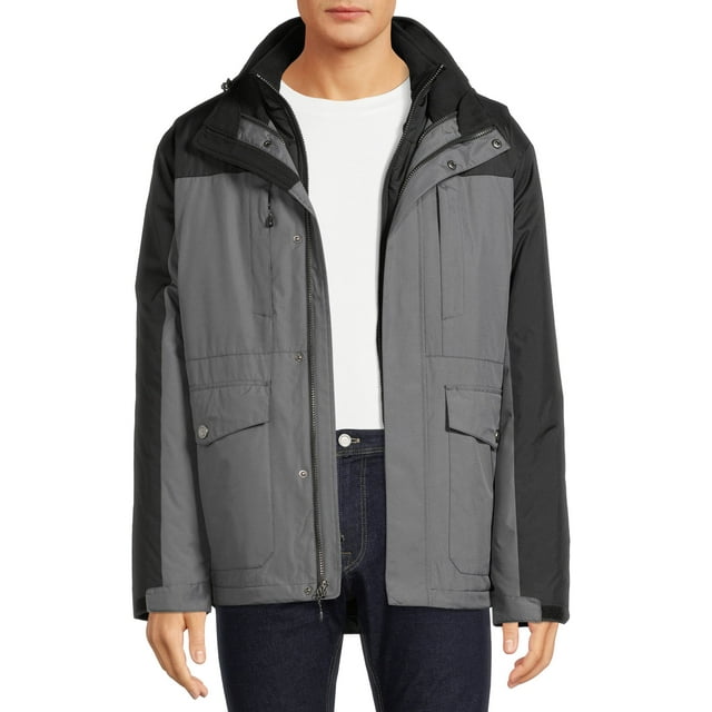 Swiss Tech Men's and Big Men's 3 in 1 Systems Jacket, Sizes up to 5XL