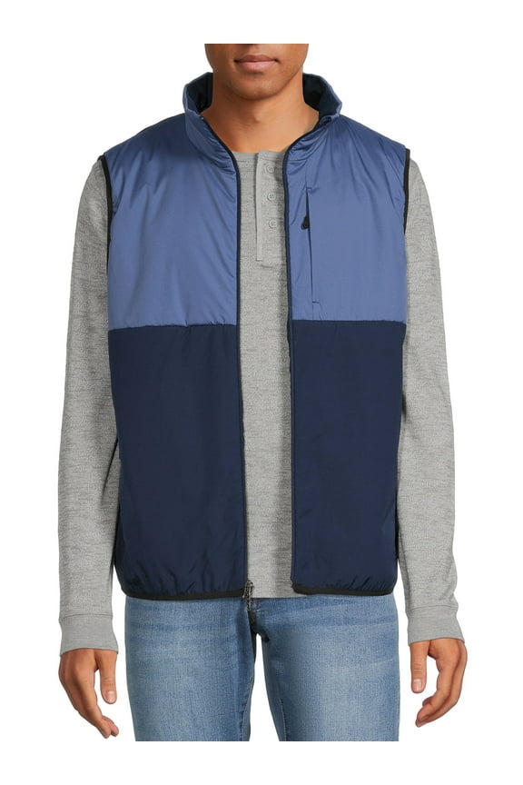 Men's and Big Men's Midweight Vest, Sizes up to 5XL