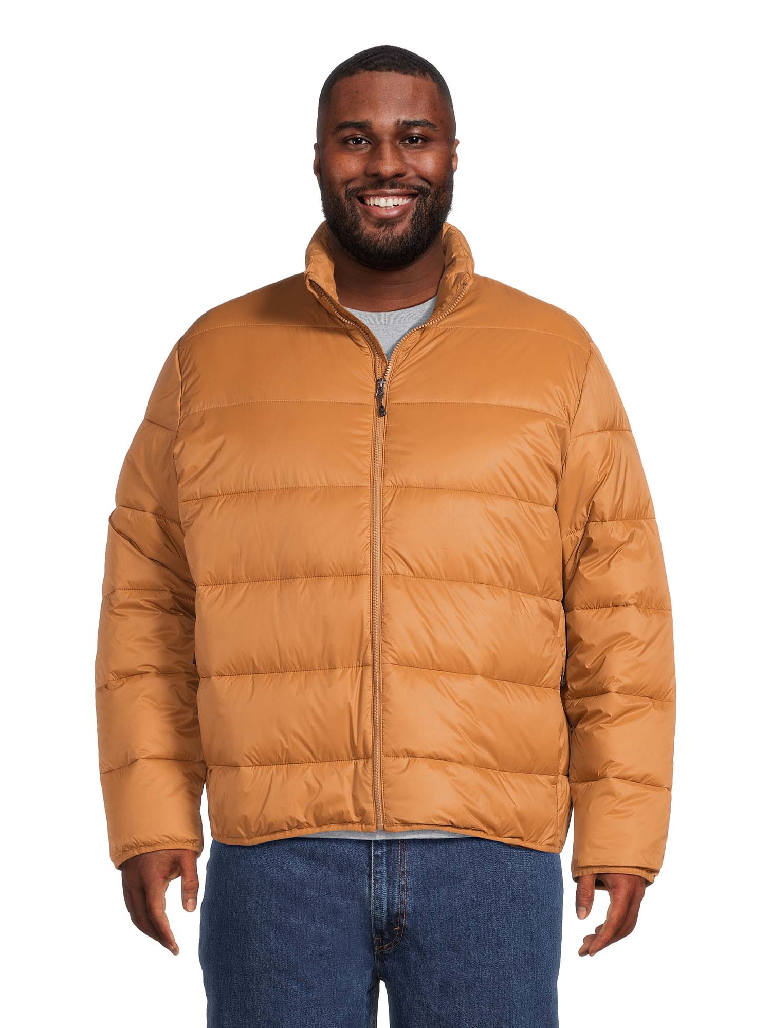 Swiss Tech Men's and Big Men's Packable Puffer Jacket, Sizes S-3XL - image 1 of 6