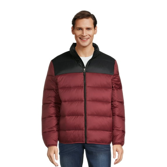 Swiss Tech Men's and Big Men's Packable Puffer Jacket, Sizes S-3XL