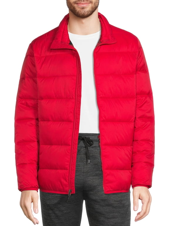 Men's and Big Men's Puffer Jacket, Up to Size 3XL