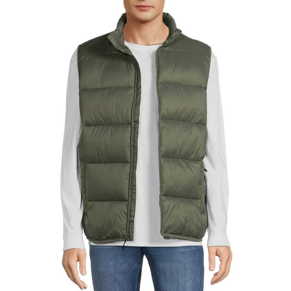 Swiss Tech Men's and Big Men's Puffer Vest, Up to 5XL