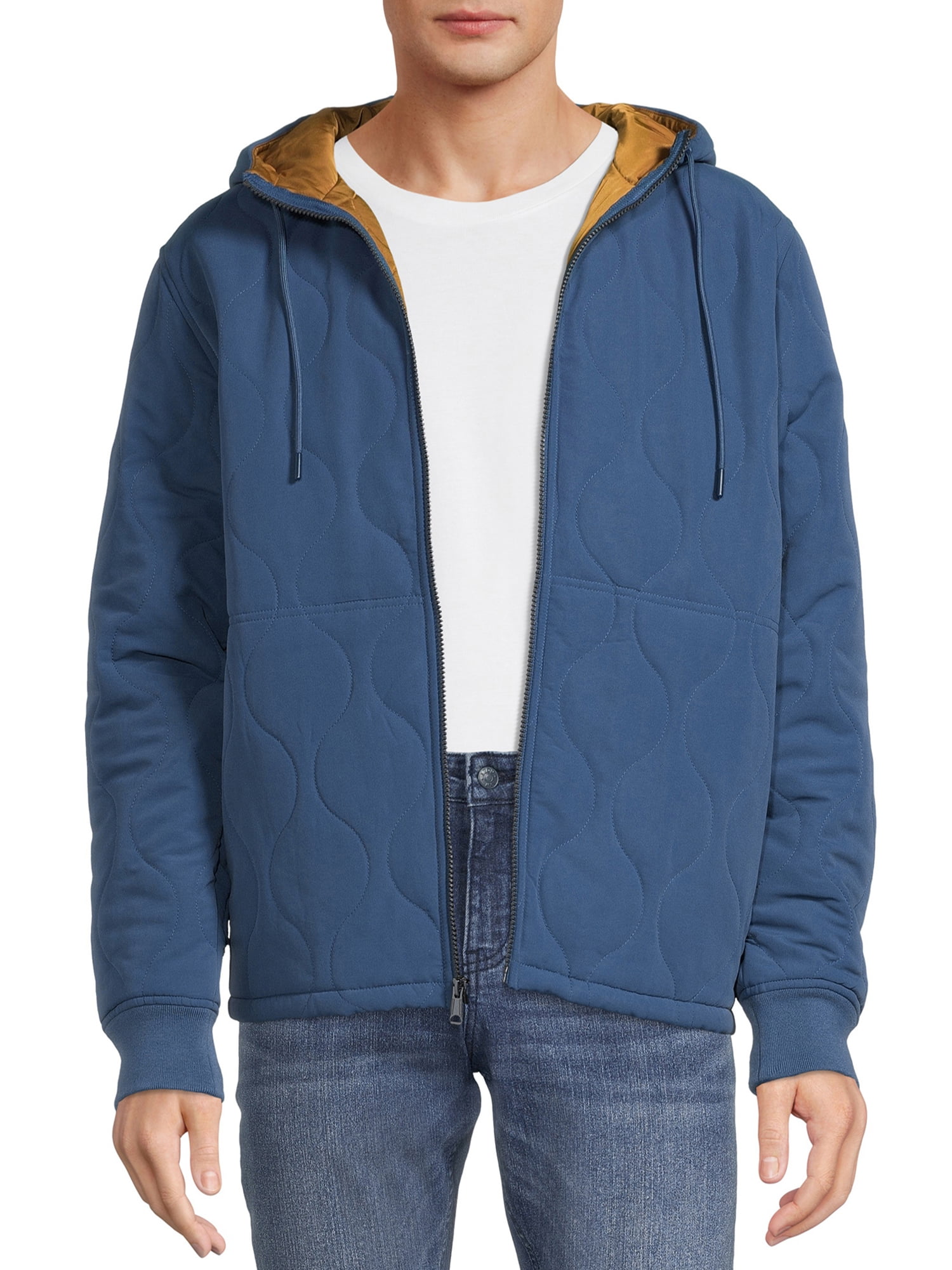 Swiss Tech Men's Quilted Jacket with Hood