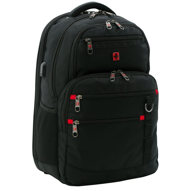 Swiss Tech Navigator Backpack with Padded Laptop Section - Walmart.com