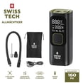 thumbnail image 1 of Swiss Tech Portable Cordless Tire Inflator with 160 PSI, Digital Display, and LED Light, 1 of 12