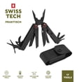 thumbnail image 1 of Swiss Tech Praktisch Aus-8 Steel 17-in-1 Folding Multi Tool with Leather Sheath, Multi-Function, 1 of 12