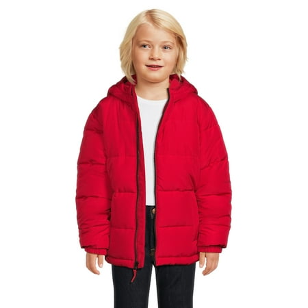 Swiss Tech Puffer Jacket, Sizes 4-18 Husky