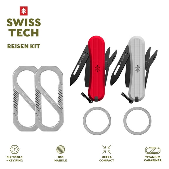Swiss Tech 6-in-1 Multitool Key EDC Kit