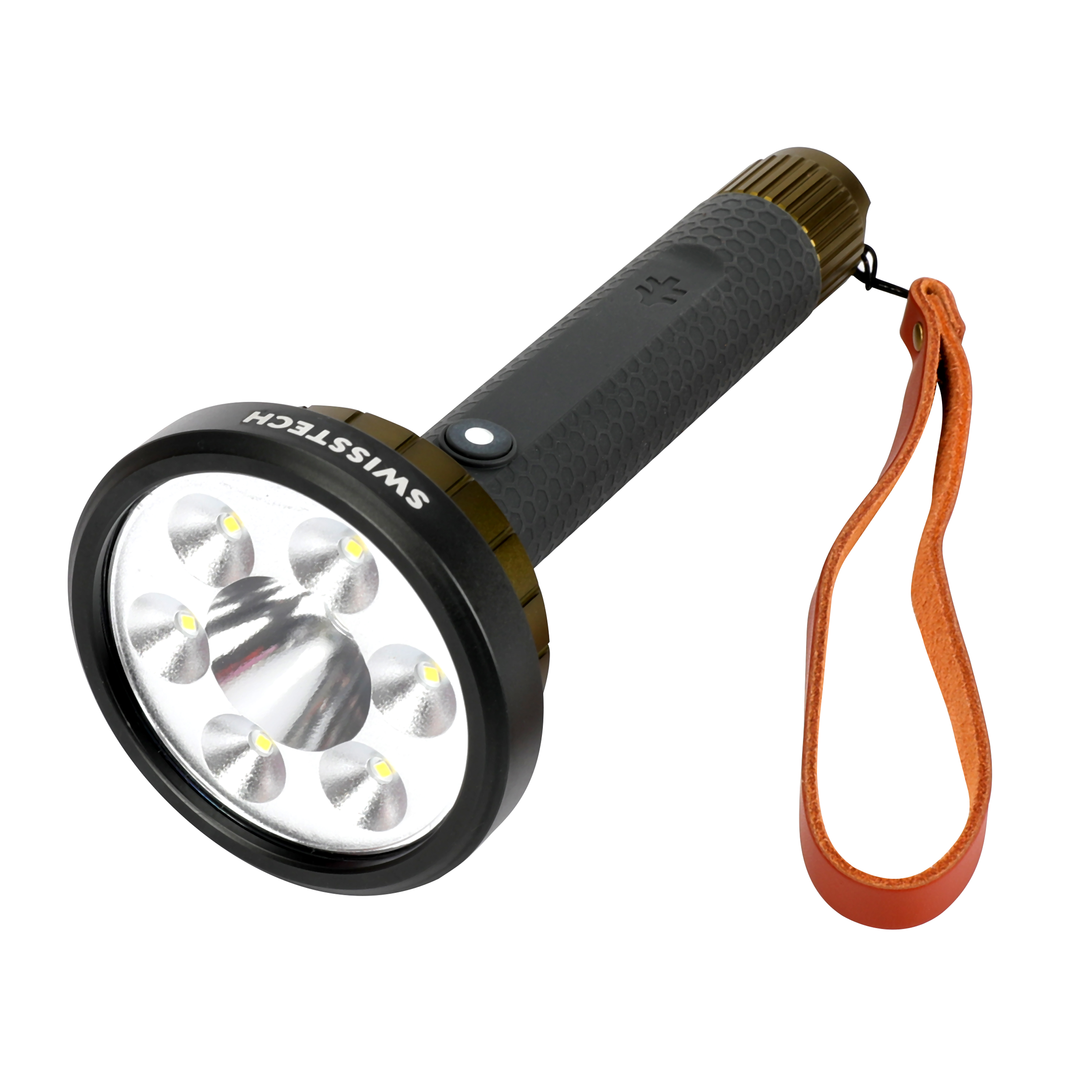 Swiss Tech Steigern 2000 Lumen LED Rechargeable Flashlight, IPX7 Waterproof, Digital Focusing - image 1 of 11