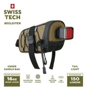 Swiss Tech Tail Light & Under Saddle Bag Combo