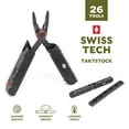 thumbnail image 1 of Swiss Tech Taktstock AUS-8 Steel Blade 26-in-1 Folding Multitool, 1 of 13