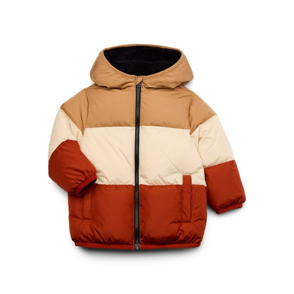 Swiss Tech Toddler Heavyweight Puffer Jacket, Size 12M-5T