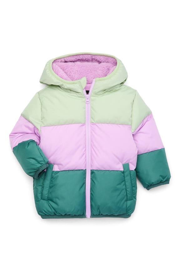 Toddler Heavyweight Puffer Jacket, Size 12M-5T