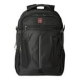 thumbnail image 1 of Swiss Tech Unisex Adult Banded Backpack Black, 1 of 4