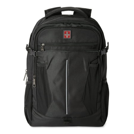 Swiss Tech Unisex Adult Banded Backpack Black