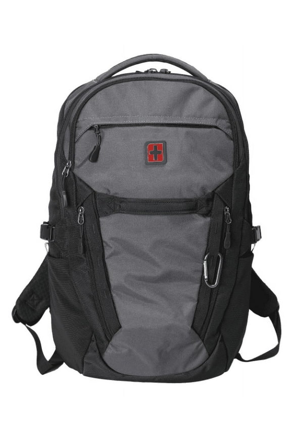 Unisex Canton Backpack- Charcoal Grey Black