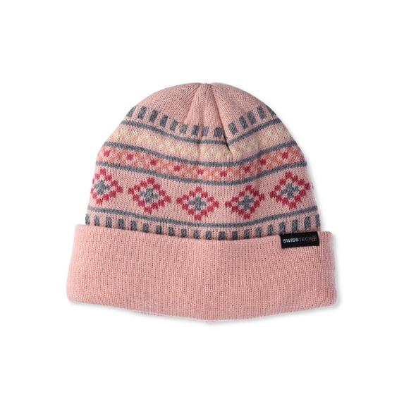 Swiss Tech Women’s Frigid Winter Beanie Pink