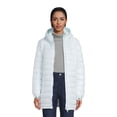 thumbnail image 1 of Swiss Tech Women's Hooded Mid Length Puffer Jacket, Sizes XS-3X, 1 of 6