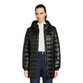 thumbnail image 1 of Swiss Tech Women's Hooded Mid Length Puffer Jacket, Sizes XS-3X, 1 of 6